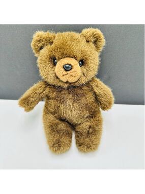 Vintage 1983 Charm Co Teddy Bear 9” Plush Brown Stuffed Animal KOREA
